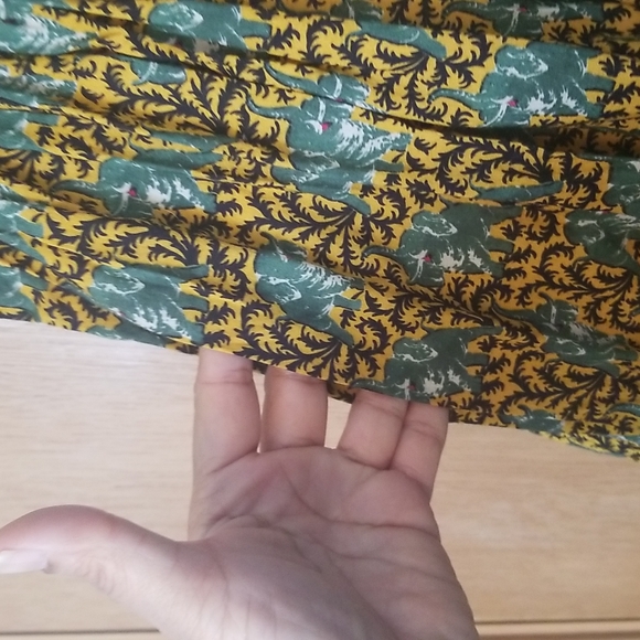 J Crew Ratti Elephant Print Skirt sz 2 - Picture 3 of 6